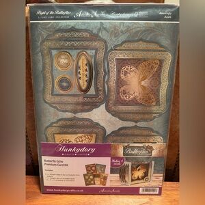 Butterfly Echo Premium cards - Gold and Teal